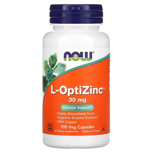 L-OptiZinc Zinc, 100 Veg Capsules