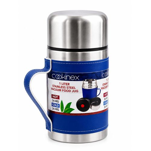 24hrs Children/Adults Stainless Steel Vacuum Food Flask - 1000ml