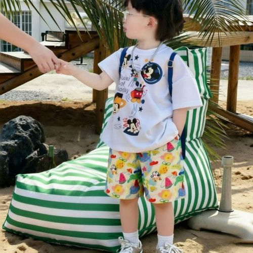 Quality boy 2 pieces set ( only top and niker ) suitable for 2-3y old