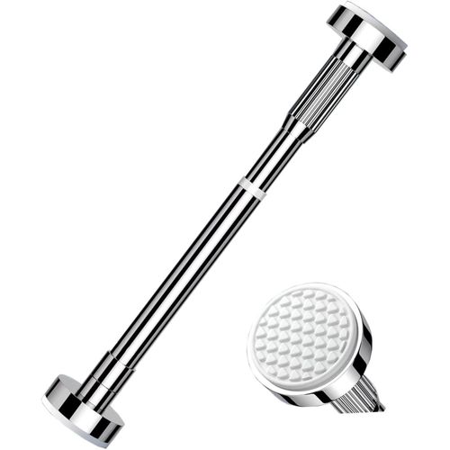 Punch-free stainless steel telescopic shower curtain rod - 70-120 cm