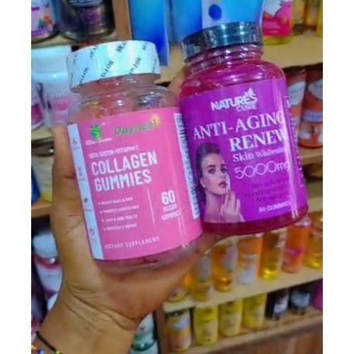 Collagen Gummies & Anti-Aging Renew Skin Whitenin 5000mg Gummies 2packs