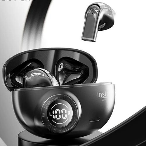 Wireless Bluetooth Earbuds Mini Short-Stem Earbuds with 41H Playtime AI Call Noise Reduction, Comfort Fit APP Customization Black