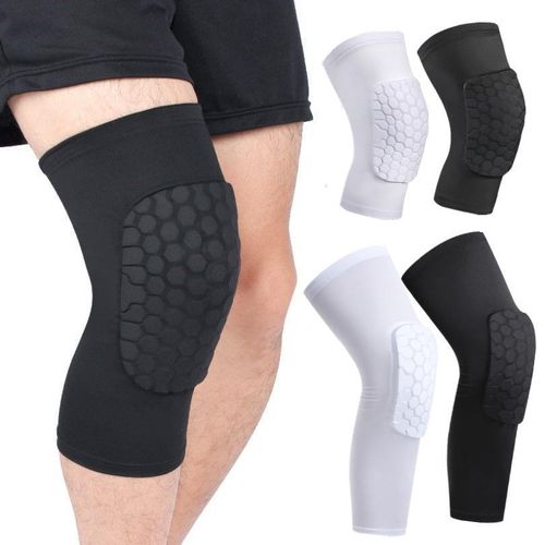 2 piece set Black Long Sports Knee Brace