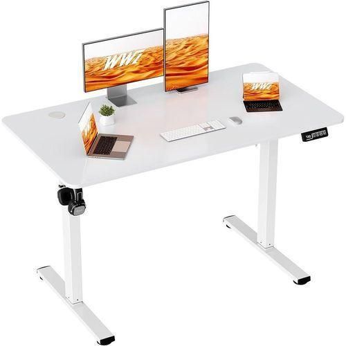 Modern Adjustable Height Electric Standing Desk(1.2mtr) White