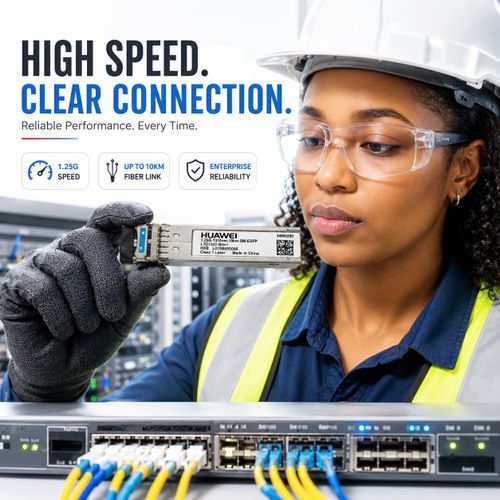 ALL NETWORK Fiber 1.25G SFP+ Optical Transceivers Module 1310nm 10km Single Mode SM-ESFP Fiber Network Module LC SFP+ Enterprise Network Module for ISP, FTTH, GPON, Data Center & Telecom Fiber optic cable Fiber SFP Module