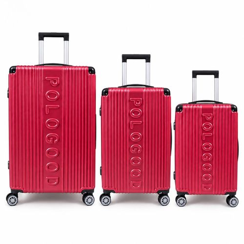 RED ABS Luggage Box - 3 sets