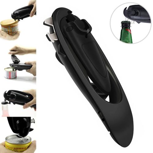 8-In-1 Multifunction Manual Can Opener Side Anti-slip Handle Cut Beer Bottle Jar Openers Kitchen ToolDefault NO5143