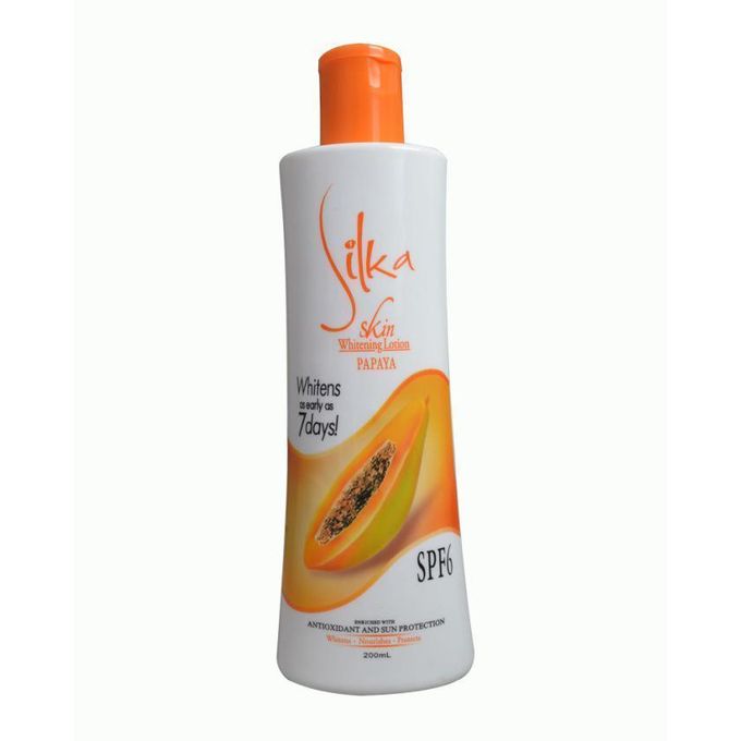 Papaya Silka Skin Whitening Lotion Papaya SPF 6  Buy 