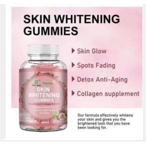 Skin Whiten Glutathione, Collagen & Biotin Gummies