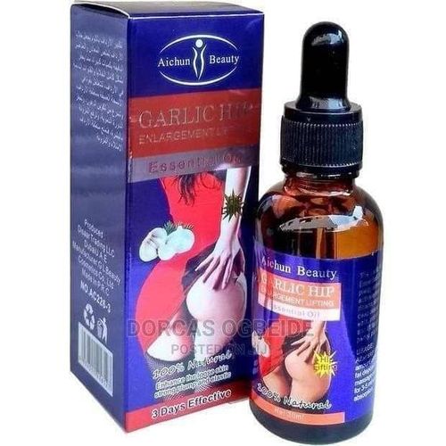 Beauty Garlic Hip Enlargement Essential Oil – Natural Enhancement & Firming Massage Oil – 30ml