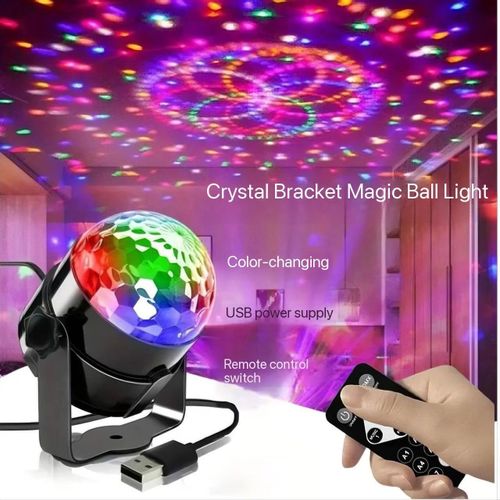 USB Color-Changing LED Party & Mood Light with Remote Control
