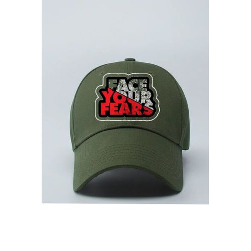 Pure Quality Face Cap - Army Green