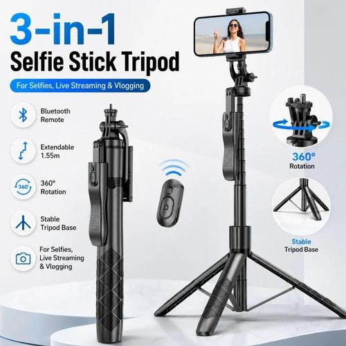 L16 Long Selfie Stick Tripod for iPhone Android