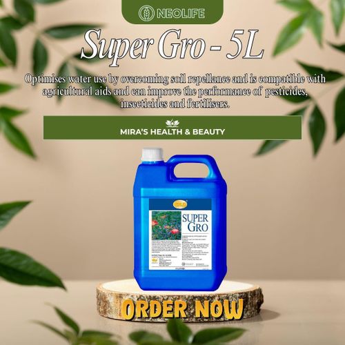 Super Gro Organic Liquid Fertilizer - 5 Litre Single - Super Grow, Fertilizer