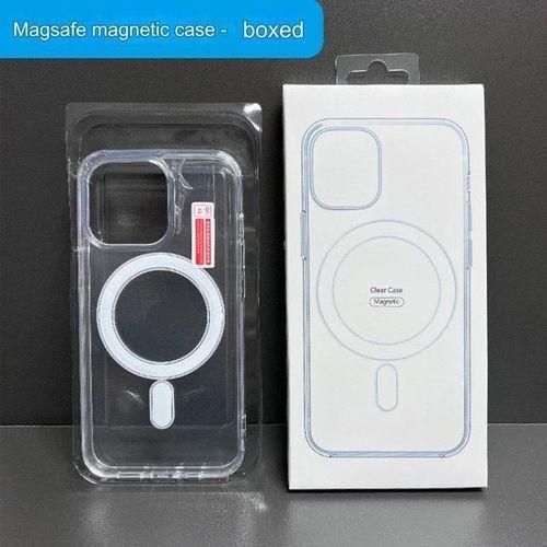 IPhone 14 Pro Sleek Silicon Transparent Pouch - With Anti Scratch-Magsafe Wireless Charging