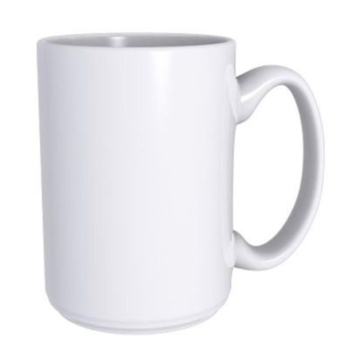 15 oz White Coffee Tea Ceramic Mug
