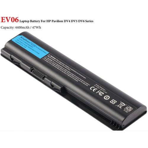 Pavilion DV4 Series Laptop Battery (47Wh) Replace Model Codes - EV06, DV4, DV5, DV6