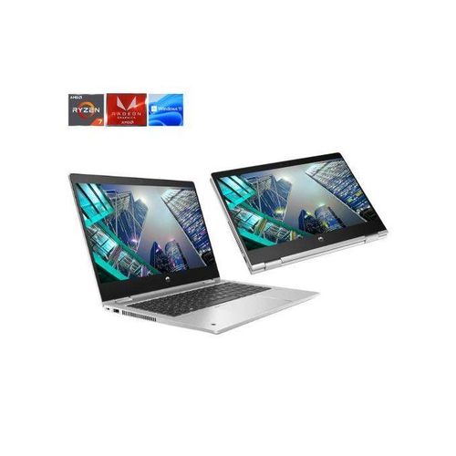 ProBook x360 435 G8 Touch 11thscreen Gen AMD RYZEN 7 PRO- 5850U-16GB RAM/512GB SSD-UP TO 5GHz-Backlit Key/FP Reader Win11 Pro +BAG