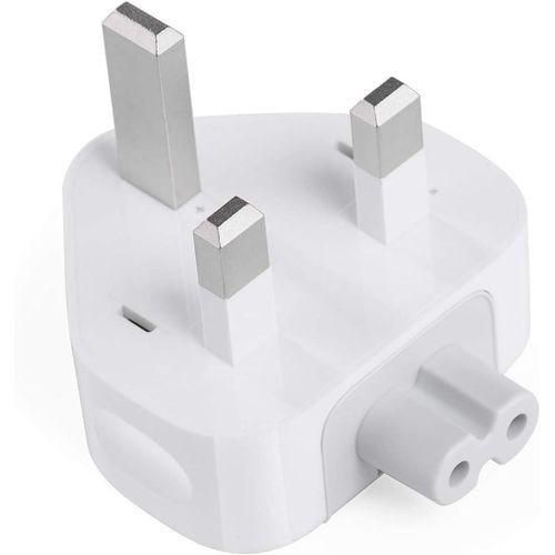 Apple MacBook UK 3-Pin AC Wall Plug Duckhead Adapter – Type G Power Plug for Apple MacBook Air, MacBook Pro, iMac, iPhone & iPad AC Chargers