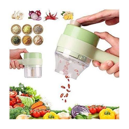 2IN1 Rechargeable Electric Vegetable Hammer Food Chopper