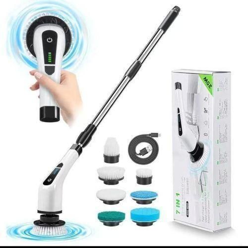 Rechargeable electric spin scrubber.