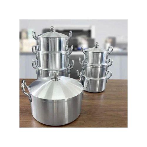 7 Pieces Aluminum Pot Set Cookware Set
