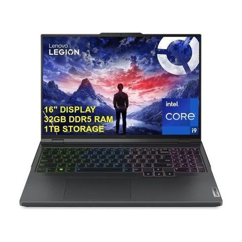 Legion Pro 5 16irx9 Laptop - Core I9-14900hx - 32gb RAM - 1tb + 1tb Ssd - 16" WQXGA" - 8gb Nvidia RTX 4070