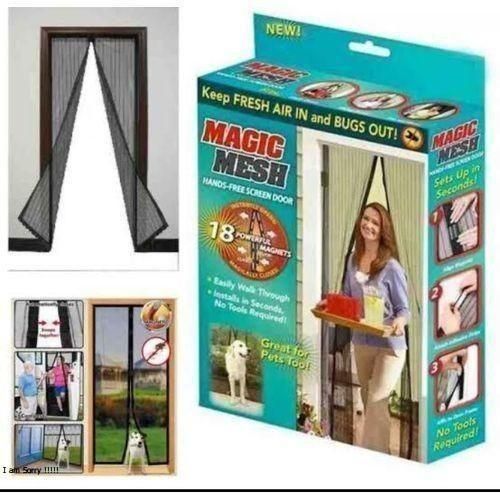 Anti-Mosquito Hands-Free Screen Door Curtain