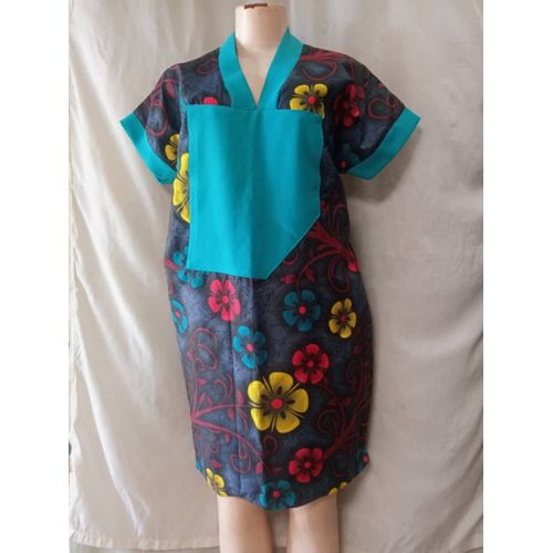 TRENDY ANKARA UNIQUE SHORT DRESS