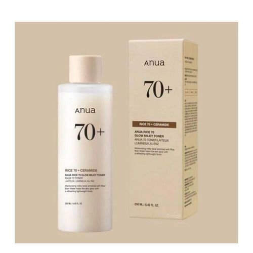 Rice 70+ Ceramide glow milky toner 250ml