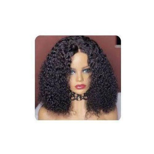Water wave curl wig closure natural color 12 inches