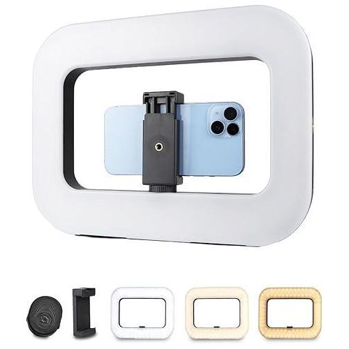 Smartphone Video Ring with Light, Handheld Ring Selfie Light Kit