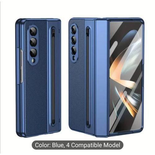Samsung galaxy z fold 3 5G leather Hinge protective Case .with s pen included