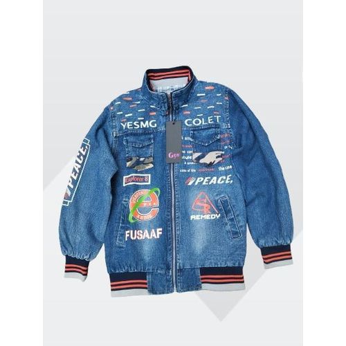Super quality luxury boys jeans jacket