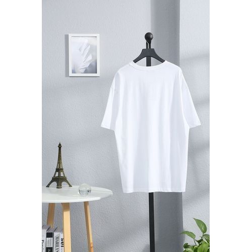 Quality White Unisex Round Neck Polo Plain T-Shirt, Tees