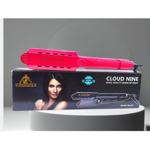 Cloud Nine Hair Straightener Professional Hot Flat Iron pink.