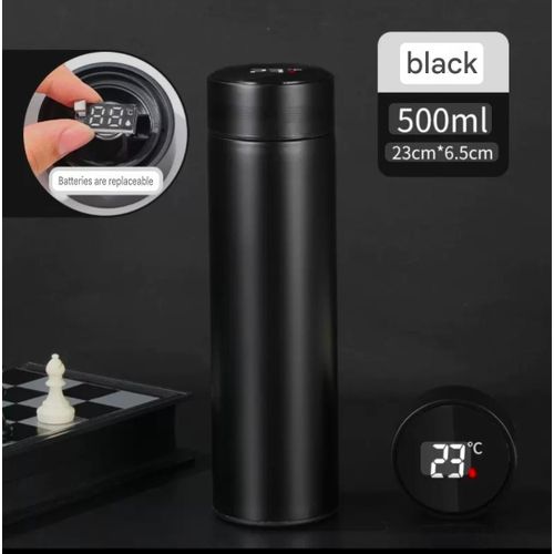 Intelligent temperature display water flask