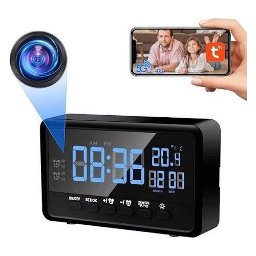 Digital Bedside Clock camera