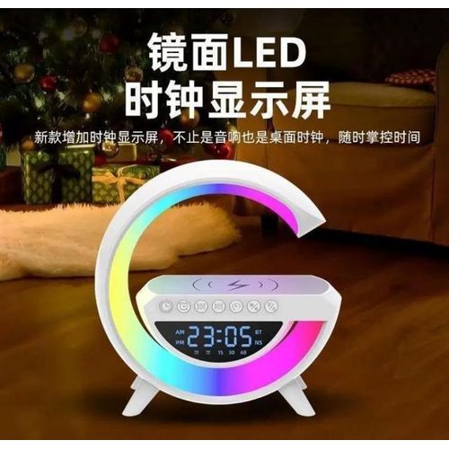 Multifunctional Bluetooth Speaker TF RGB Night Light Wireless Charger With Fast Charging Station for iPhone 11 12 13 14 15 and Samsung SMA