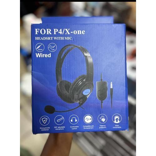 Wired Headphones with Microphone ( PS4 & X ) Noise Cancelling, Compatible with Gaming Console & DJ. Anime, Cartoon, Movie, TV Series, Video Game Themed, Multimedia Audio, Stylish Gaming Gear, Durable Plastic, Gaming Headset, Headphones.