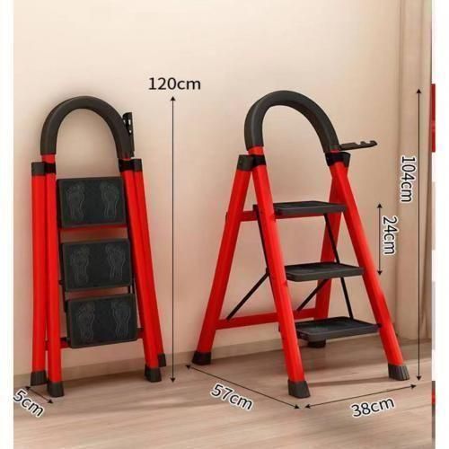 3 Step Handgrip Foldable Ladder