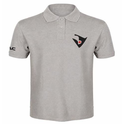 STRONG POLO Premium Unisex Cotton T-Shirt - 3D Silicon Design – Grey