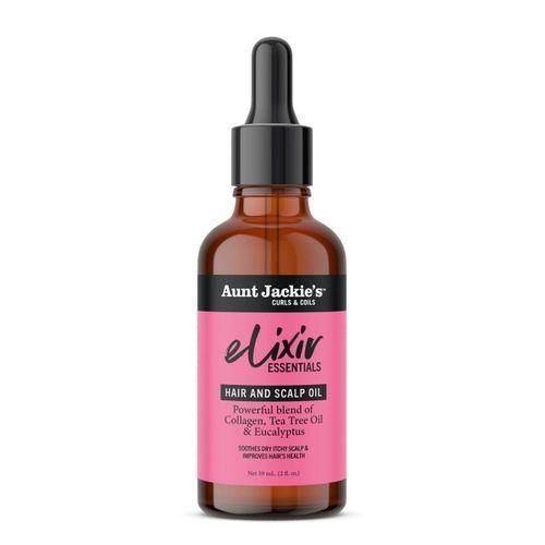 Elixir Essentials Hair & Scalp Oil, Collagen, Tea Tree Oil & Eucalyptus, 2 Oz