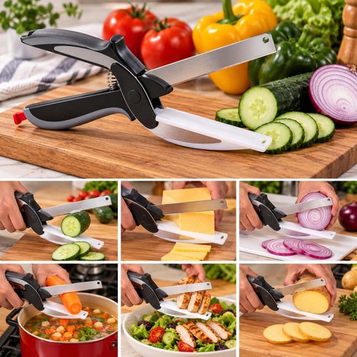 Clever Cutter Sharp Food Chopper & Clever Cutter