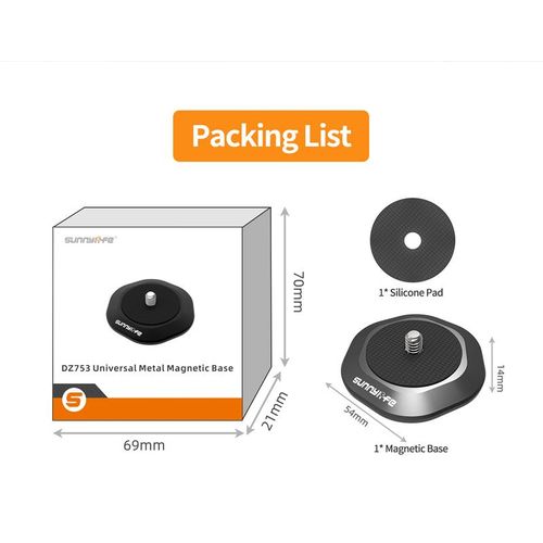 Magnetic Mount For Pocket 3 Stand Adjustable Bracket Base Vlog Outdoor For Osmo Pocket 3 Action Camera Accessor