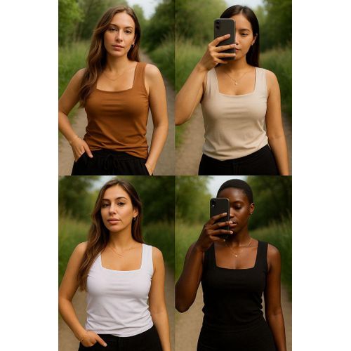 Lovely Tank Top For Ladies Multi Color