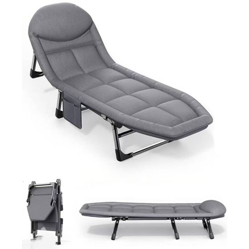 Adorable Portable Folding Camping Bed With Foam