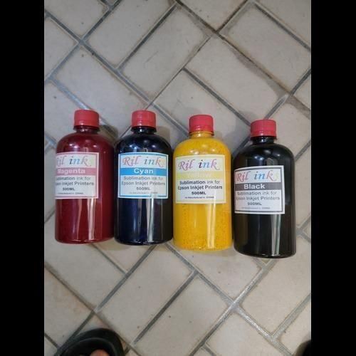Sublimation Ink Complete Set Black Cyan Magenta Yellow 500g