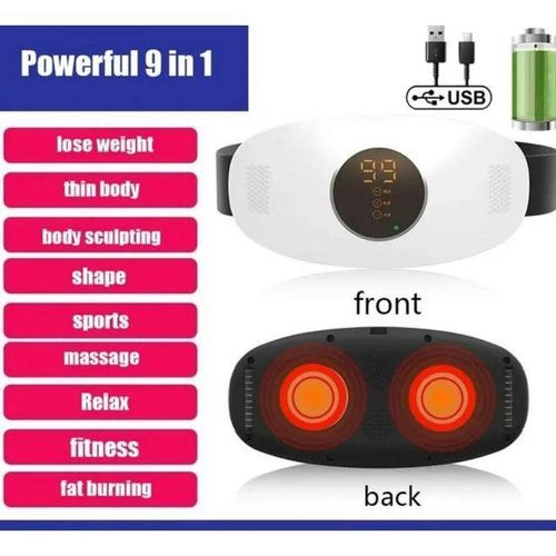 EMS Massage Belt Fitness Machine – Rechargeable Slimming & Muscle Relaxation Belt