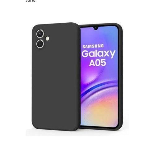 Galaxy A05 Sleek Protective Silicon Back Case-Black